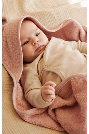 حوله نوزاد و کودک صورتی پنبه ای PAMUK HANIM - کد 828138614