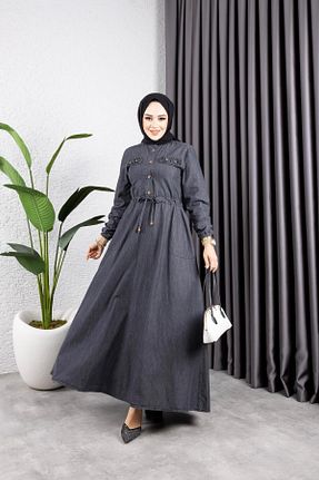 لباس حجاب مشکی زنانه رگولار HARMAN BUTİK - کد 904396943