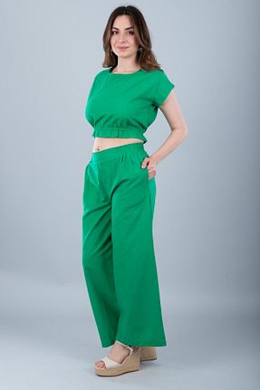 بلوز سبز زنانه ساده Bonitas Beachwear - کد 933344597