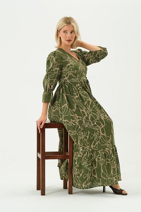 لباس بارداری خاکی زنانه بافتنی BUSA - کد 933338421