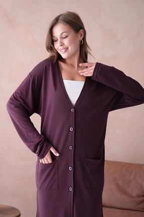 رویه بنفش زنانه سایز بزرگ Lamierra - کد 933343611