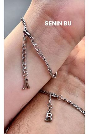 دستبند استیل (فولاد) طوسی زنانه استیل (فولاد) pofudukcase - کد 928700868