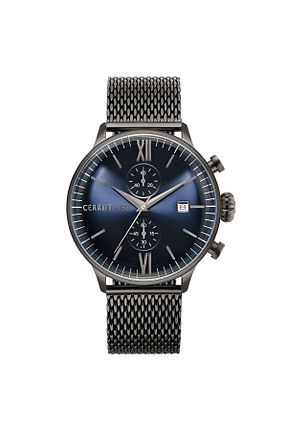 ساعت مچی مشکی مردانه استل (فولاد) Cerruti - کد 5885271