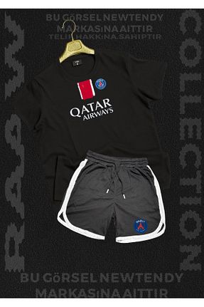 ست بالاتنه و پائین تنه مشکی مردانه بافت NEW TRENDY COLLECTİON - کد 933337012