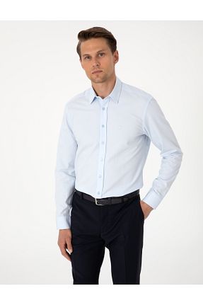 پیراهن آبی مردانه اسلیم فیت Pierre Cardin - کد 933356712