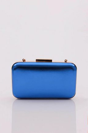 کیف مجلسی آبی زنانه چرم مصنوعی Dgn - کد 830226161