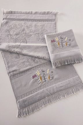 حوله طوسی مخمل Sevim - کد 933350044