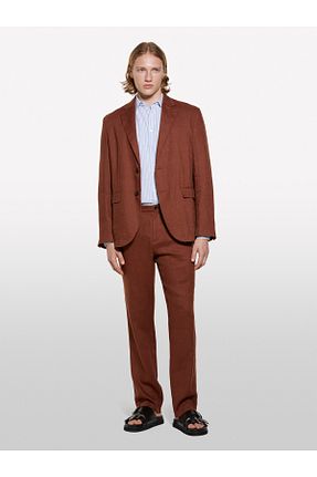 کت قهوه ای مردانه Relaxed Sisley - کد 933348729