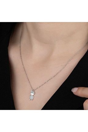 گردنبند نقره زنانه 925 عیار shop - کد 934257959