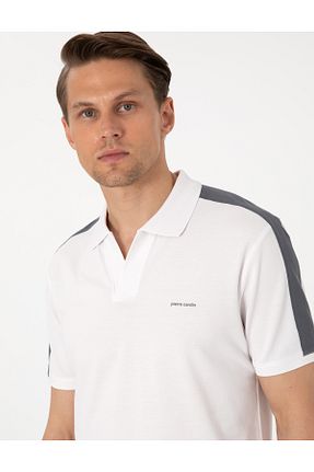 پولوشرت طوسی مردانه پلی استر Pierre Cardin - کد 933359003