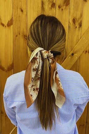 دستمال گردن قهوه ای زنانه پلی استر Tarzını Seç - کد 932635048