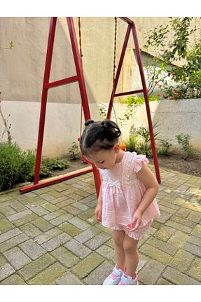 ست نوزادی صورتی بچه گانه پنبه ای Cassiope - کد 924793193