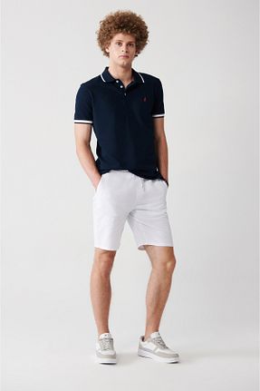 شلوارک و برمودا سفید مردانه Relaxed Avva - کد 329428953