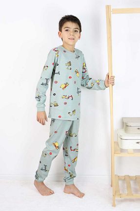 بالاتنه راحتی سبز بچه گانه %100 پنبه BennaKids - کد 894840712