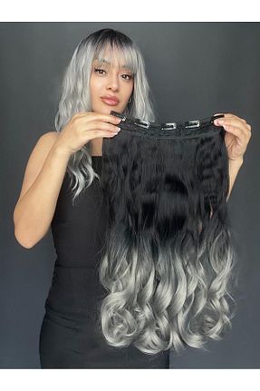 کلاه گیس طوسی زنانه Suzan Peruk - کد 933387817