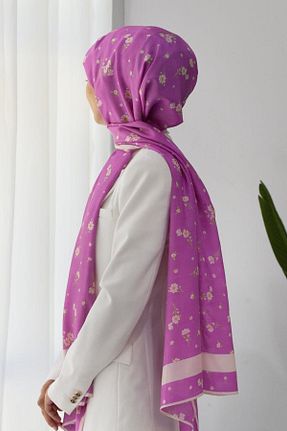 شال بنفش زنانه Vissona - کد 852044292