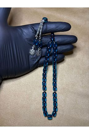 تسبیح سرمه ای کهربا YYBSTORE - کد 933431463