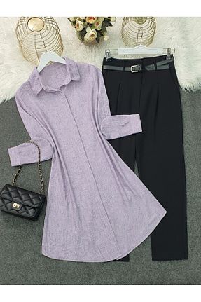 تونیک بنفش زنانه بافتنی Modamorfo - کد 933432075