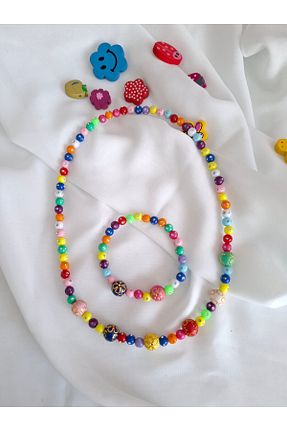 ست جواهر زرد بچه گانه İPAR AKSESUAR - کد 646370983