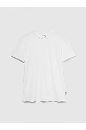 تیشرت سفید مردانه یقه دوچرخه Sisley - کد 826172470