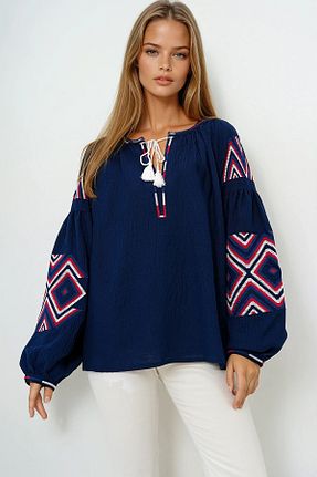 بلوز رنگی زنانه ساده VAGGON - کد 933474533