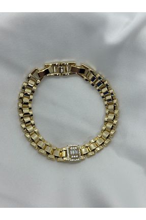 دستبند استیل (فولاد) زرد زنانه استیل ضد زنگ JewelsofHope - کد 926390151