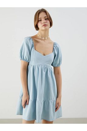 لباس آبی زنانه بافتنی LC Waikiki - کد 933551970