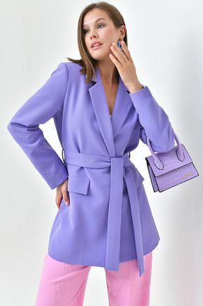کت بنفش زنانه رگولار Saade - کد 829005562
