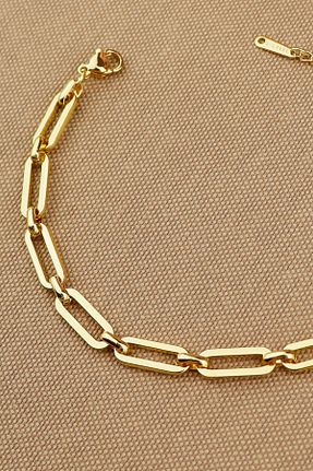 دستبند استیل (فولاد) طلائی زنانه استیل (فولاد) Keyifli Hayaller - کد 933555878
