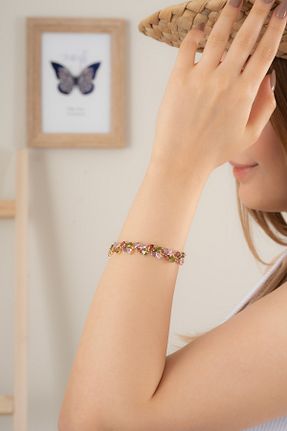 دستبند استیل (فولاد) رنگی زنانه استیل (فولاد) Finesa Jewelry - کد 933581748