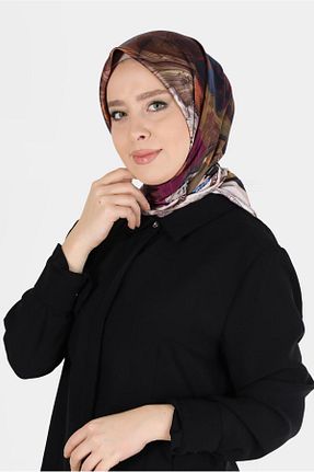 روسری بژ پلی استر Alvina - کد 803519009