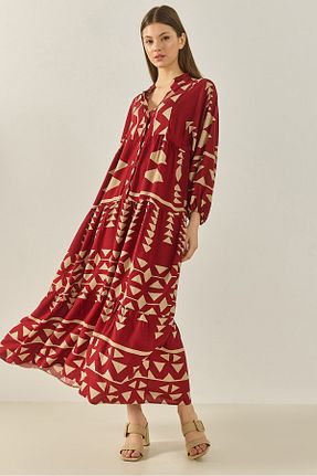 لباس زرشکی زنانه بافتنی Bianco Lucci - کد 933627982