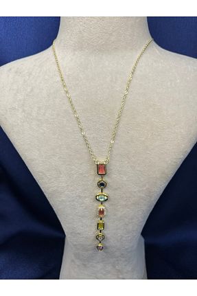 گردنبند استیل ( فولاد ) زرد زنانه Fam&Co Jewelry - کد 933656703