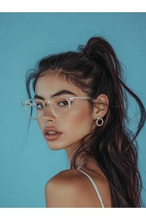 عینک محافظ نور آبی سفید زنانه 50 TrendMilano - کد 897642923