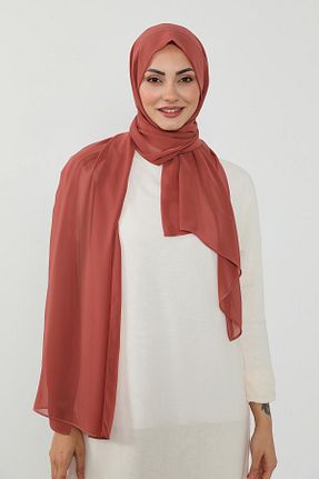 شال قهوه ای زنانه Aisha