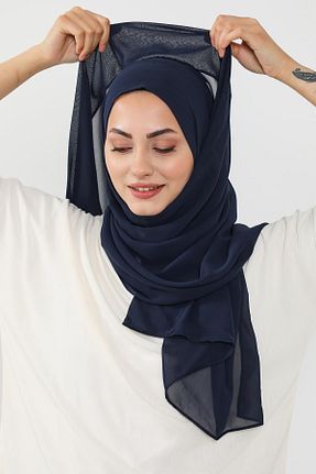 شال سرمه ای زنانه Aisha