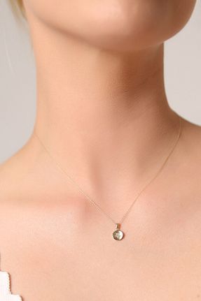 گردنبند طلا زرد زنانه 14 عیار Kolyecik - کد 933687160