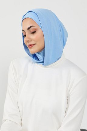 کلاه شنای حجاب آبی زنانه Aisha