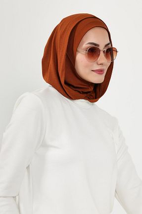 کلاه شنای حجاب نارنجی زنانه Aisha