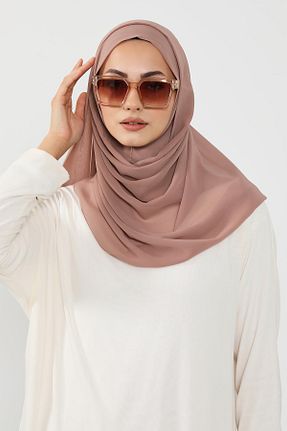 شال قهوه ای زنانه Aisha