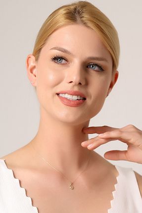 گردنبند طلا زرد زنانه 14 عیار Kolyecik - کد 933686751