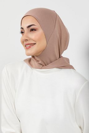 کلاه شنای حجاب قهوه ای زنانه Aisha