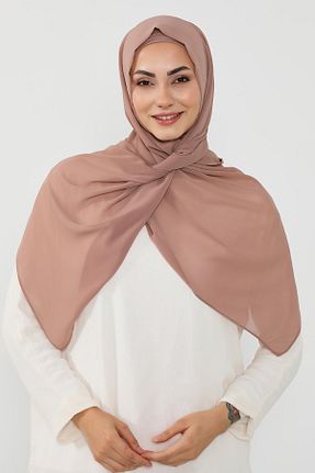 شال قهوه ای زنانه Aisha