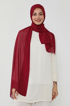 شال زرشکی زنانه Aisha