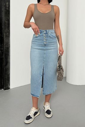 دامن آبی زنانه پنبه ای XRAY JEANS - کد 933689974