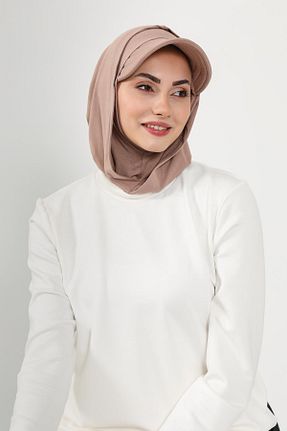 کلاه شنای حجاب قهوه ای زنانه Aisha