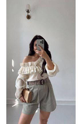 بلوز بژ زنانه ساده Fistan Byn Melisa - کد 933701220