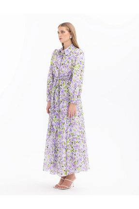 لباس بنفش زنانه بافتنی SEÇİLSTORE - کد 933694855