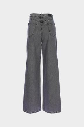 شلوار جین طوسی زنانه پاچه گشاد CROSS JEANS - کد 933707624