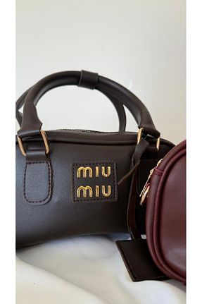 کیف دوشی قهوه ای زنانه چرم مصنوعی MODA - کد 933719247